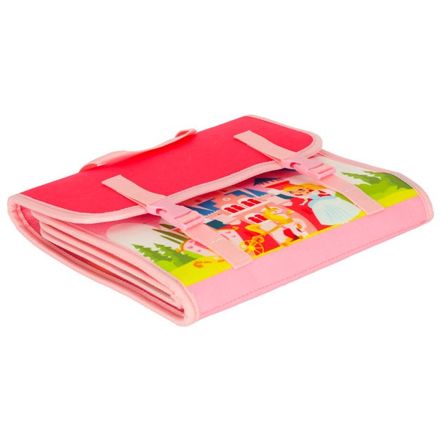 Sensorinė veiklos kuprinė montessori pink 3