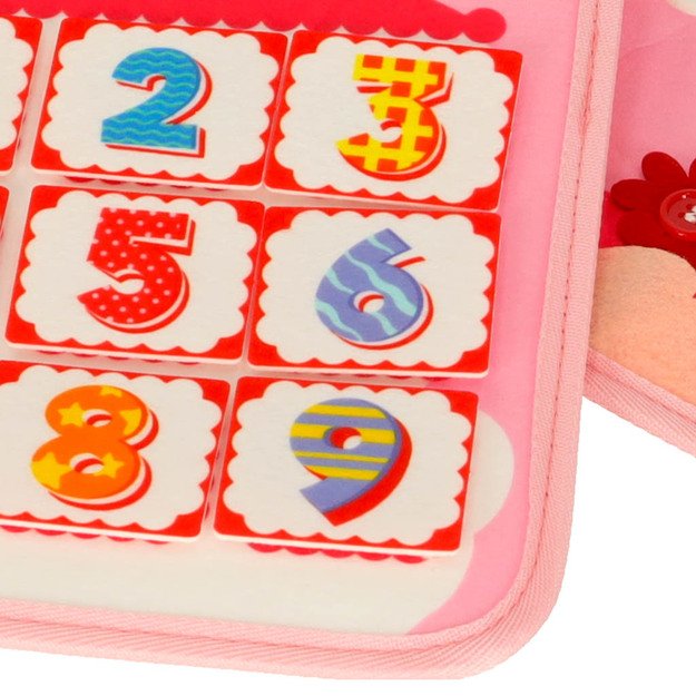 Sensorinė veiklos kuprinė montessori pink 15