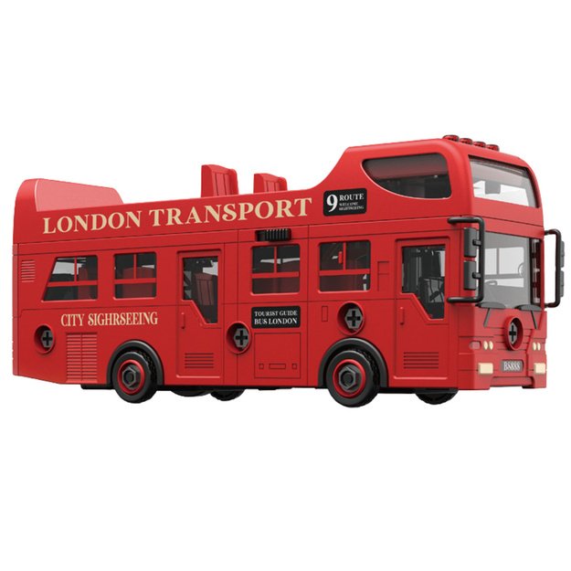 Double Decker Bus Turning London Transport Tools Lights Sounds 1