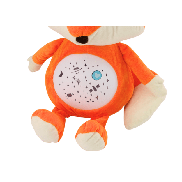 Plush Teddy Bear Sleeping Lights Sounds Night and Day Mode Fox 2
