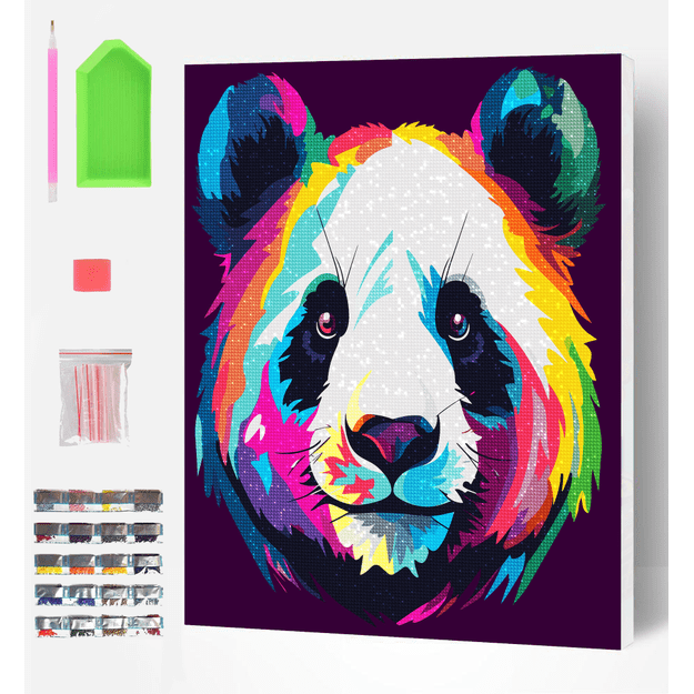 Splat Planet deimantinė dėlionė PANDA 2 30x40 cm