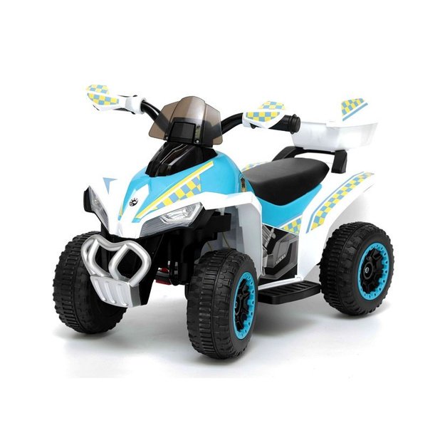 Electric Ride-On Police Quad YSA021A White