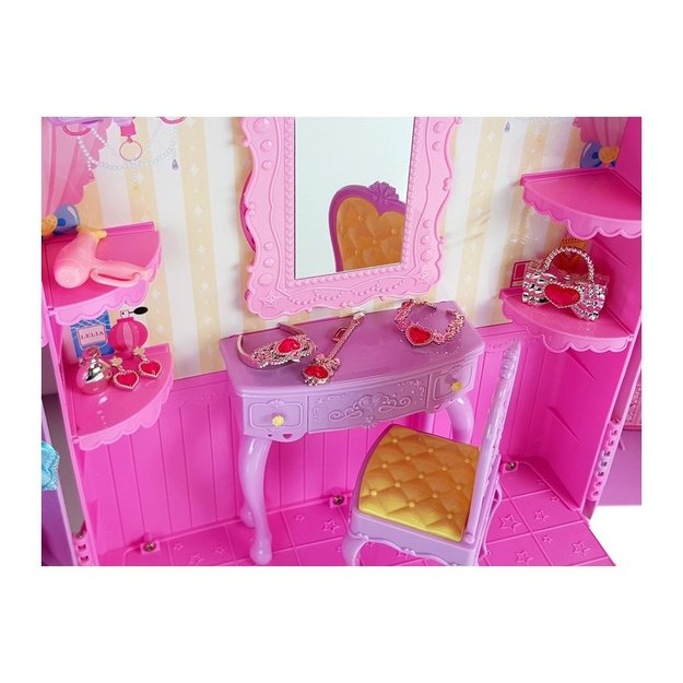 Dressing Room with Light and Mirror. 26 cm Doll. Clothes Set. Accessories 4