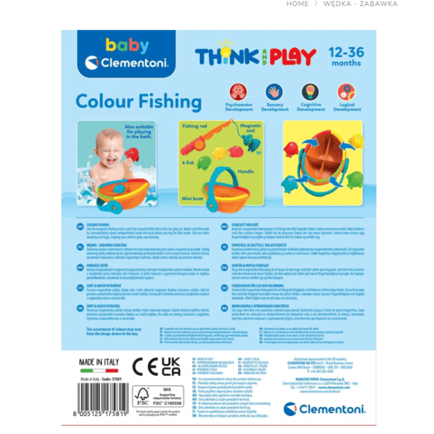 Fishing Rod Toy with Boat and Fish Clementoni 17581 5