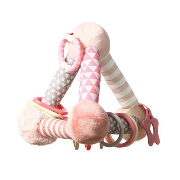 898/01 EDUCATIONAL TOY PYRAMID PINK