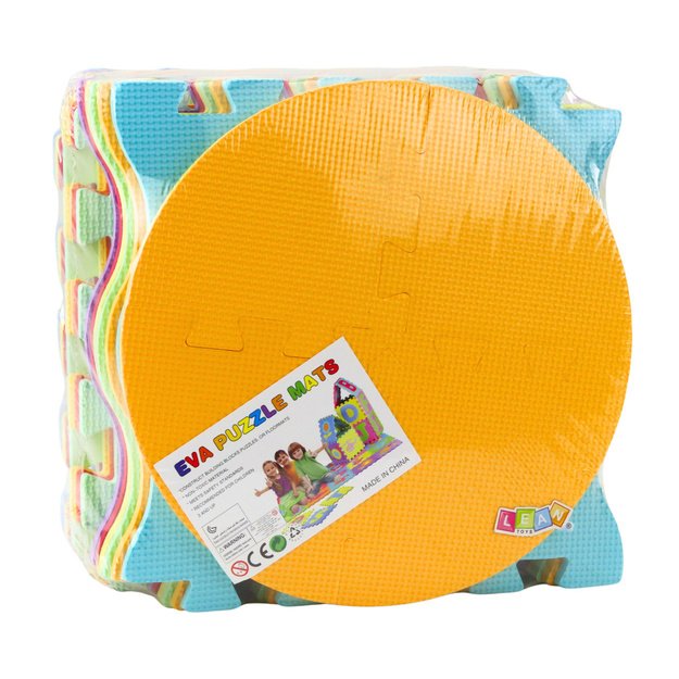 Soft Puzzle Mat Educational EVA Foam Fruits Sweets Colorful 16 pcs. 2