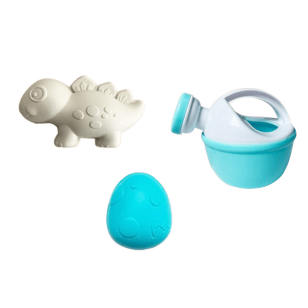 Smėlio žaislų rinkinys su malūnėliu, kibirėliu ir dinozaurų formelėmis 2