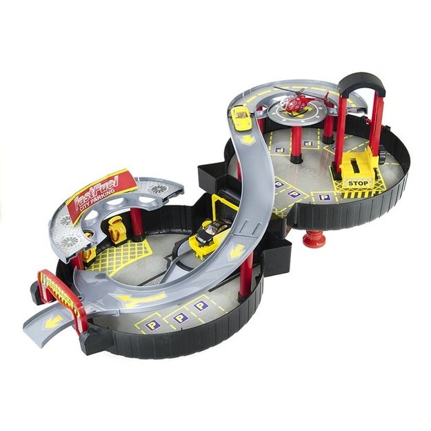 Parking Car Garage Suitcase Circle Two-level