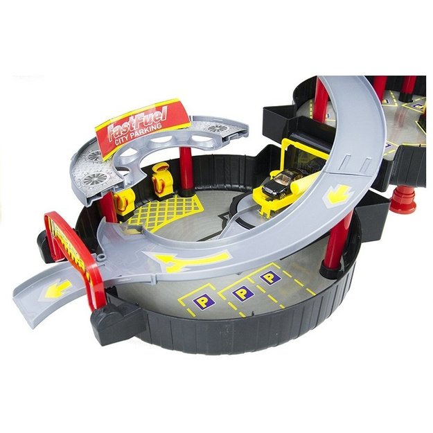 Parking Car Garage Suitcase Circle Two-level
