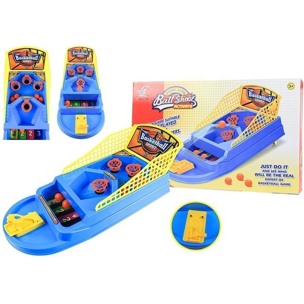 Krepšinio arkadinis žaidimas su kamuolio paleidimo įrenginiu 2