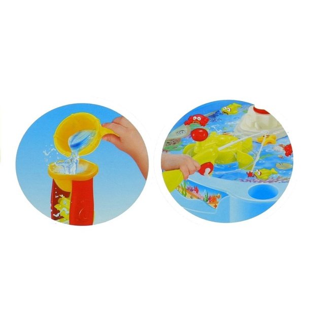 Spalvingas žvejybos stalas su meškerėmis vaikams 4