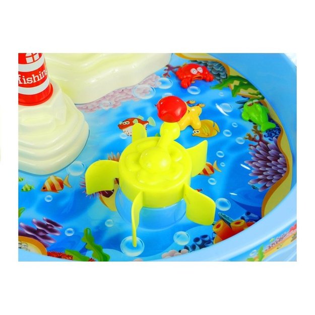 Spalvingas žvejybos stalas su meškerėmis vaikams 2