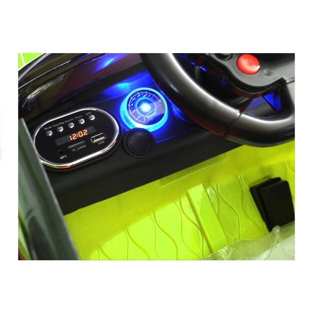 HL1638 Žalioji - elektrinis važiavimo automobilis 5