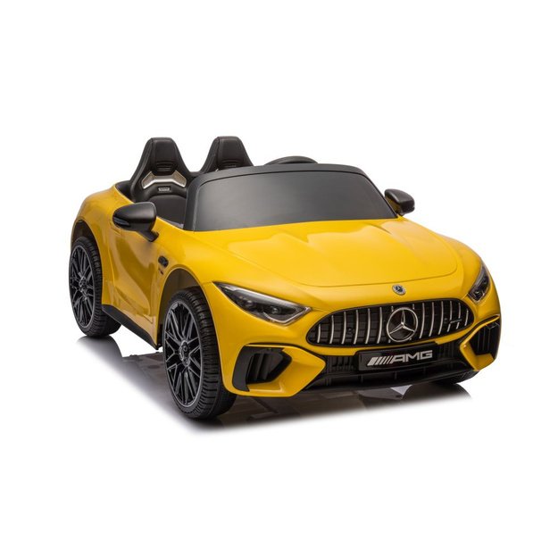 Mercedes AMG SL63 Battery Car, Yellow Painted
