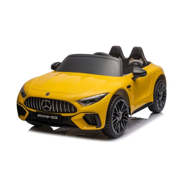 Mercedes AMG SL63 Battery Car, Yellow Painted