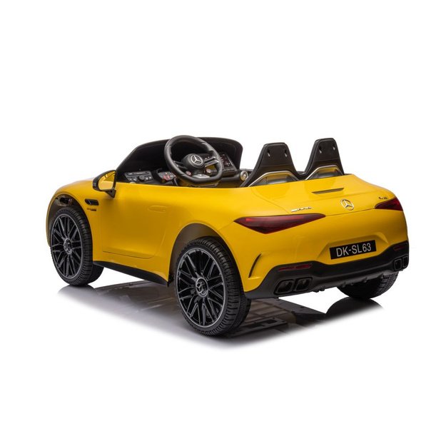 Mercedes AMG SL63 Battery Car, Yellow Painted