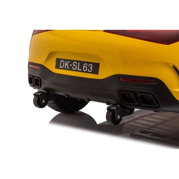 Mercedes AMG SL63 Battery Car, Yellow Painted