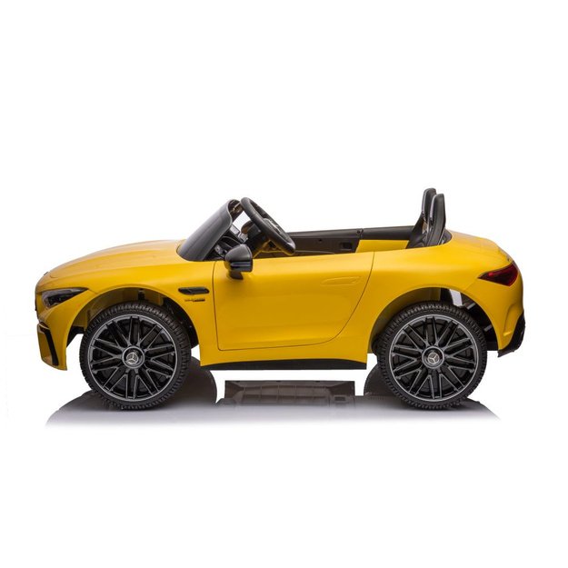 Mercedes AMG SL63 Battery Car, Yellow Painted