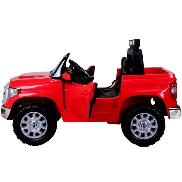 "Toyota Tundra" raudona - elektrinis pasivažinėjimo automobilis 1