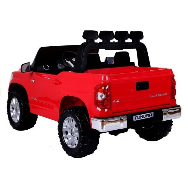 "Toyota Tundra" raudona - elektrinis pasivažinėjimo automobilis 2