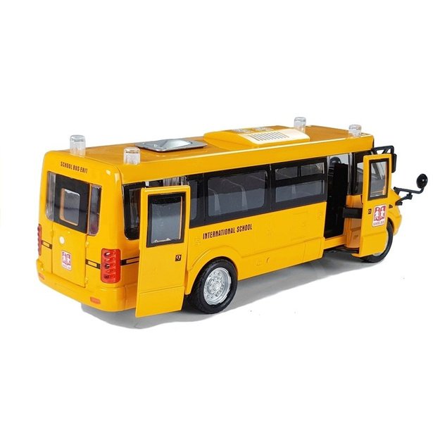 Metalinis mokyklinis autobusas su frikcine pavara 3