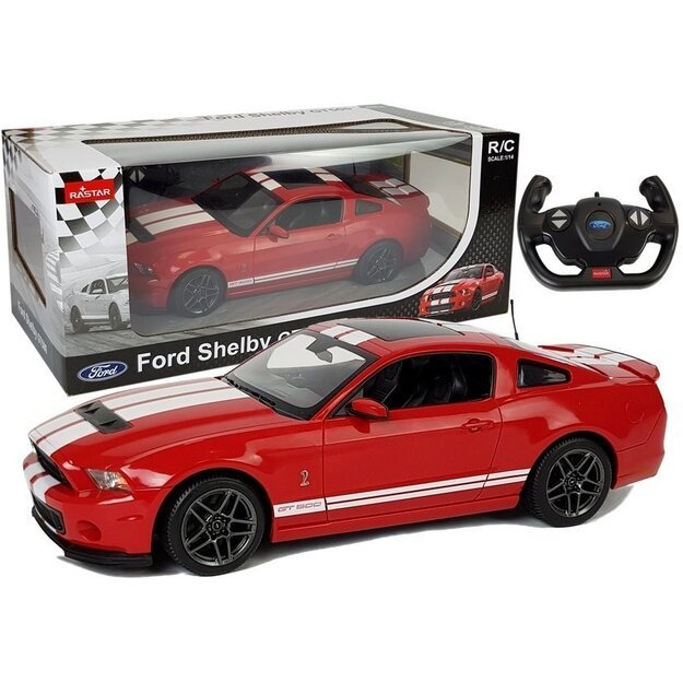 Automobilis R/C Ford Shelby Rastar 1:14 Raudonas