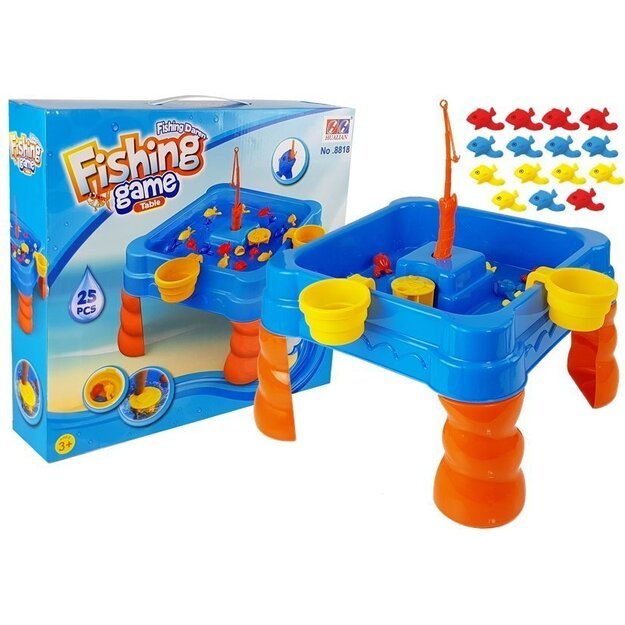 Didelis žvejybos rinkinys su meškerėmis