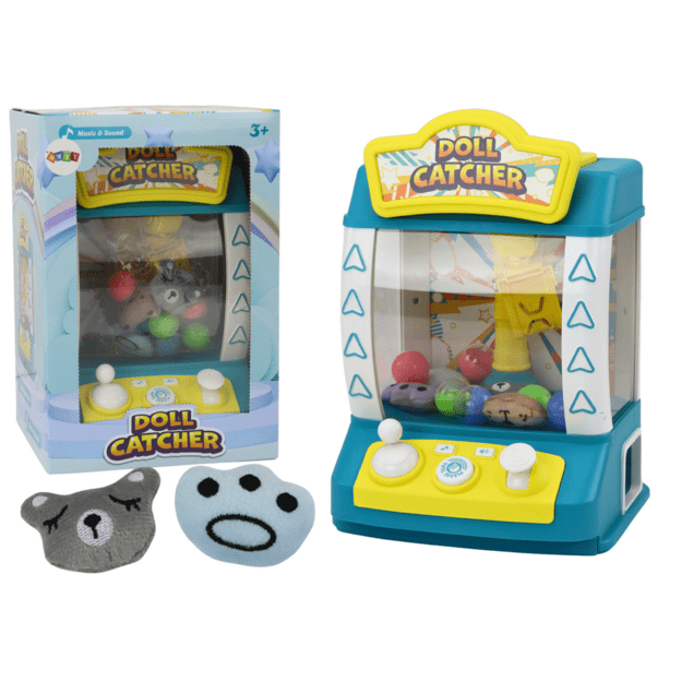 Machine for Catching Dolls, Gadgets, Stuffed Animals, Balls, Turquoise