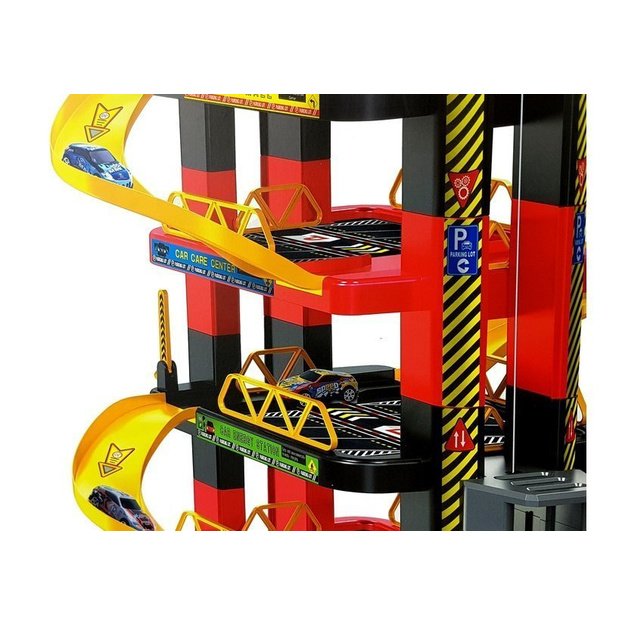 Garage 5-level parking Battery-powered lift 10 cars Lights