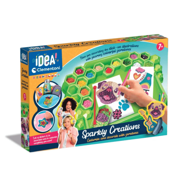 Idea Art Decoration Lab Gemstones Trendy 3D Stickers Clementoni 18742