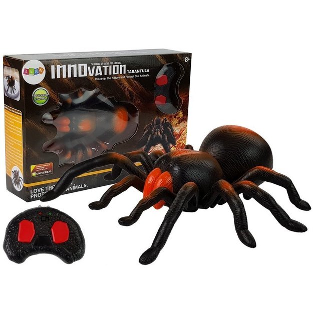 Huge Battery-operated Spider Remote Controlled R / C black-orange