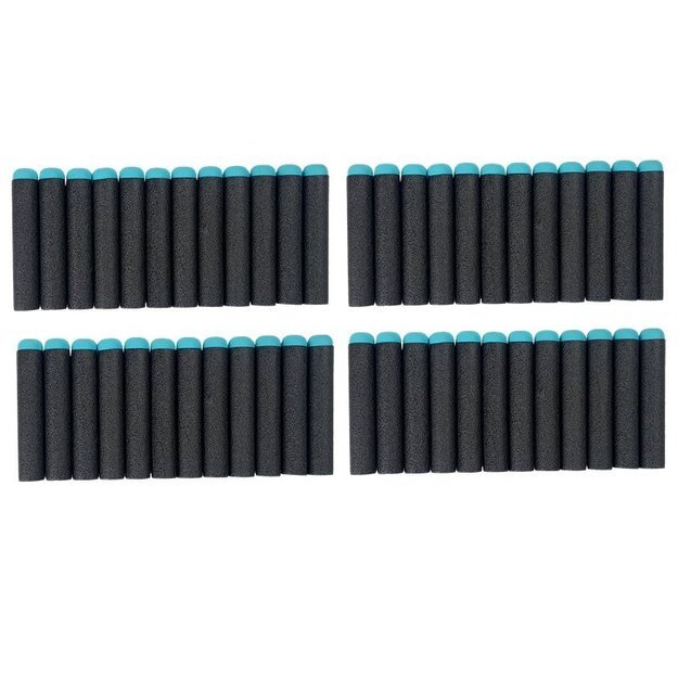 Pistol Foam Cartridge 48 rounds Rotating Magazine Blue and Orange