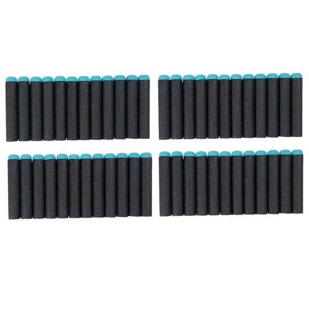 Pistol Foam Cartridge 48 rounds Rotating Magazine Blue and Orange