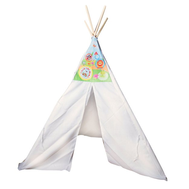 Indėnų vigvamo palapinė Žaidimų namelis Debesys Atsparus vandeniui 4