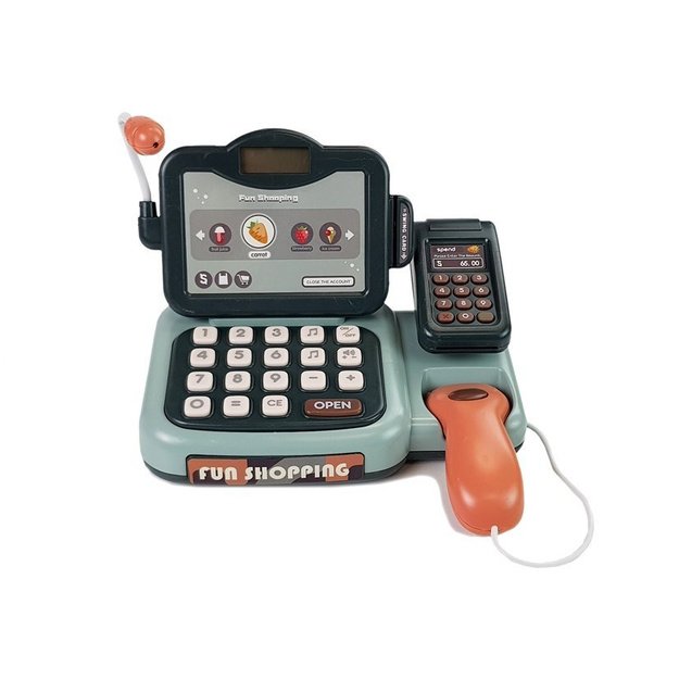 Cash Register Shop Kit with Microphone Sound Terminal 3