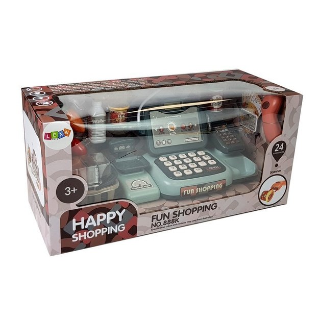 Cash Register Shop Kit with Microphone Sound Terminal 6