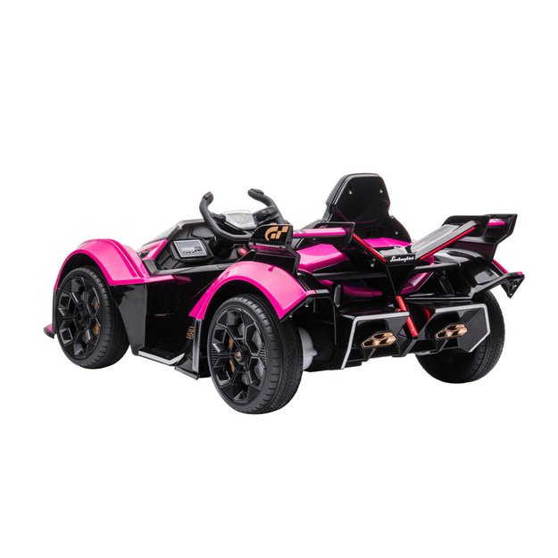 Elektrinis pasivažinėjimas automobiliu Lamborghini GT HL528 Pink 17