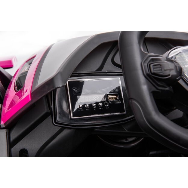 Elektrinis pasivažinėjimas automobiliu Lamborghini GT HL528 Pink 20
