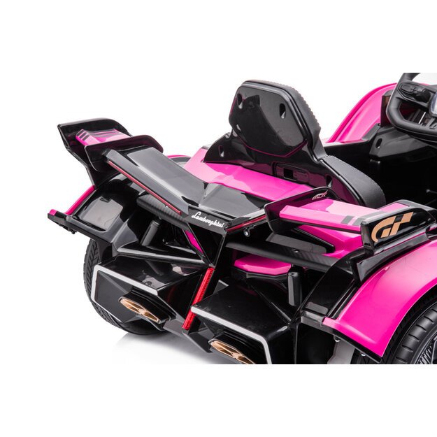 Elektrinis pasivažinėjimas automobiliu Lamborghini GT HL528 Pink 16