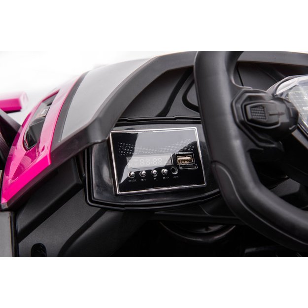 Elektrinis pasivažinėjimas automobiliu Lamborghini GT HL528 Pink 5