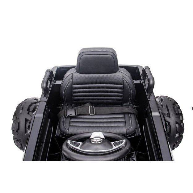 Akumuliatorinis automobilis "Mercedes DK-MT950 4x4", juodai lakuotas 26