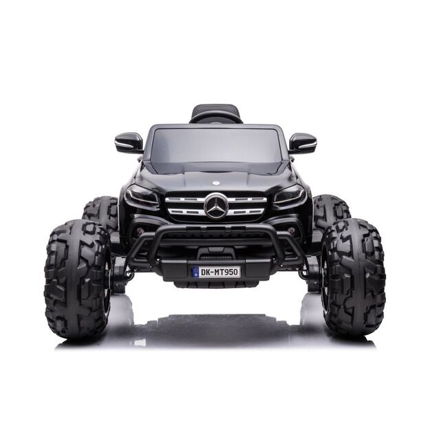 Akumuliatorinis automobilis "Mercedes DK-MT950 4x4", juodai lakuotas 34