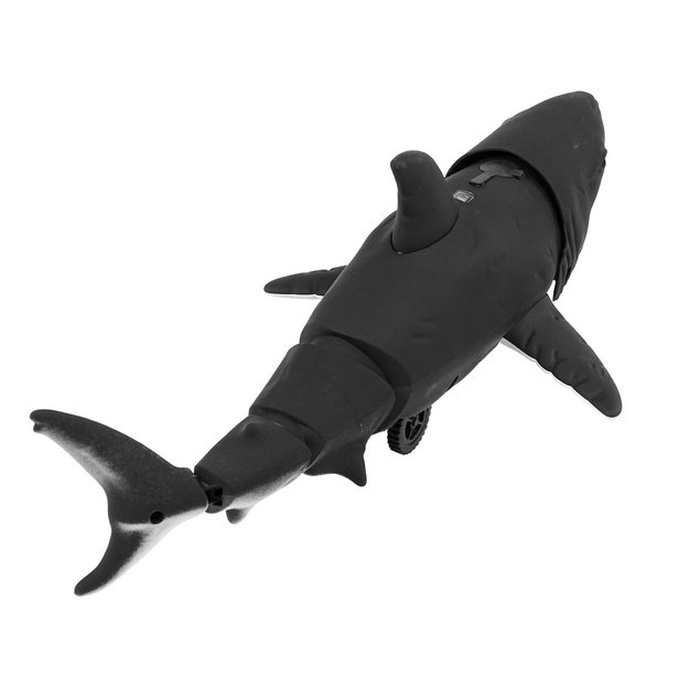 Infrared Remote Controlled Black Shark Moves Tail Water