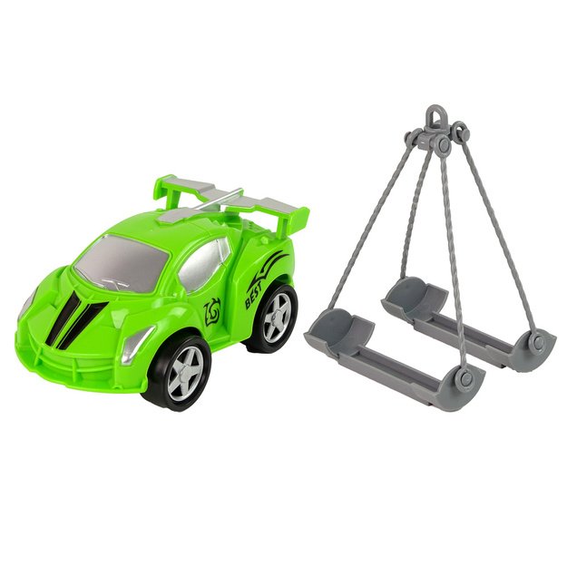 Automobilių vežėjas Pagalbos kelyje vilkikas 1:16 Žali garso žibintai 3