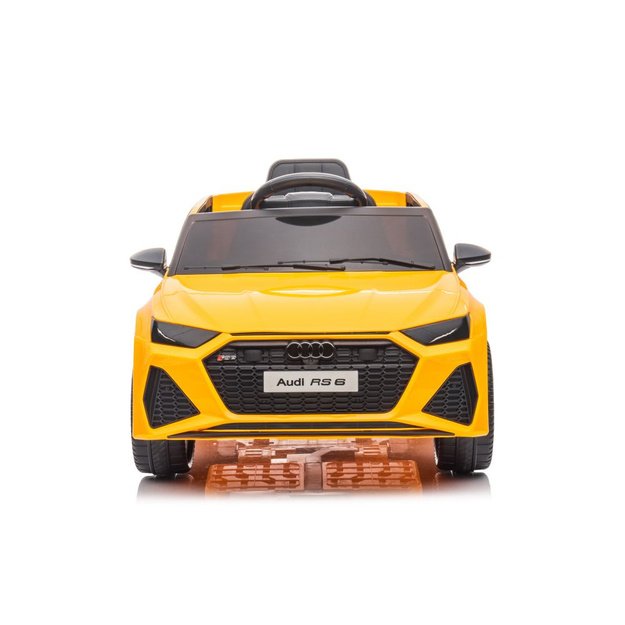 Elektrinis pasivažinėjimas automobiliu "Audi RS6" BRD-2118 geltonos spalvos 1