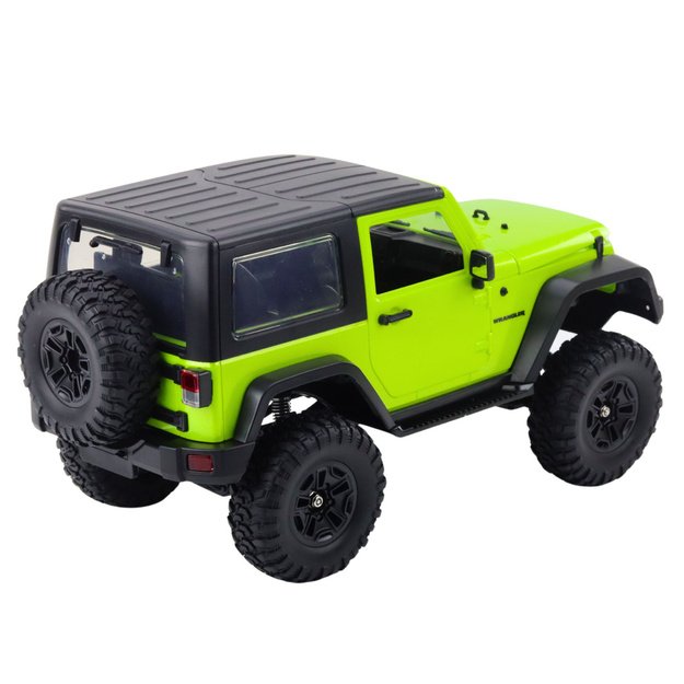 Remote Controlled Off-Road Vehicle RC Jeep Wrangler Rock Crawler Green 1:14 3