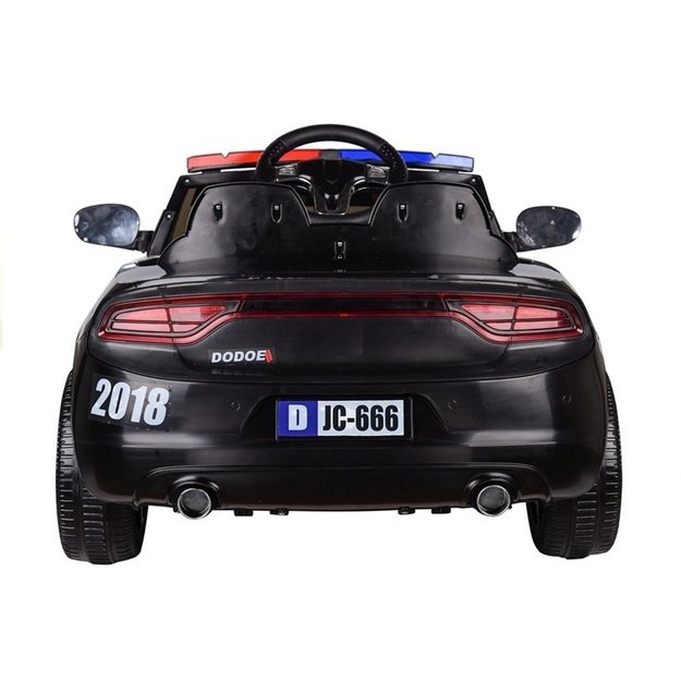 Police Electric Ride-On Car - Black 6
