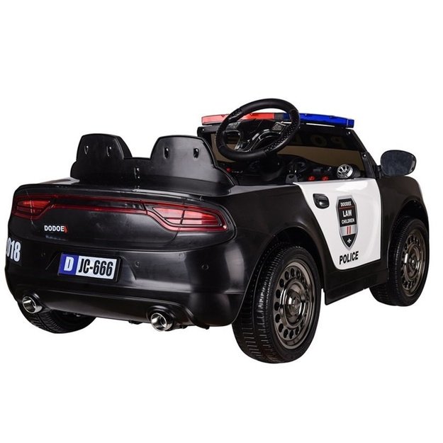 Police Electric Ride-On Car - Black 5