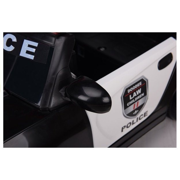 Police Electric Ride-On Car - Black 8