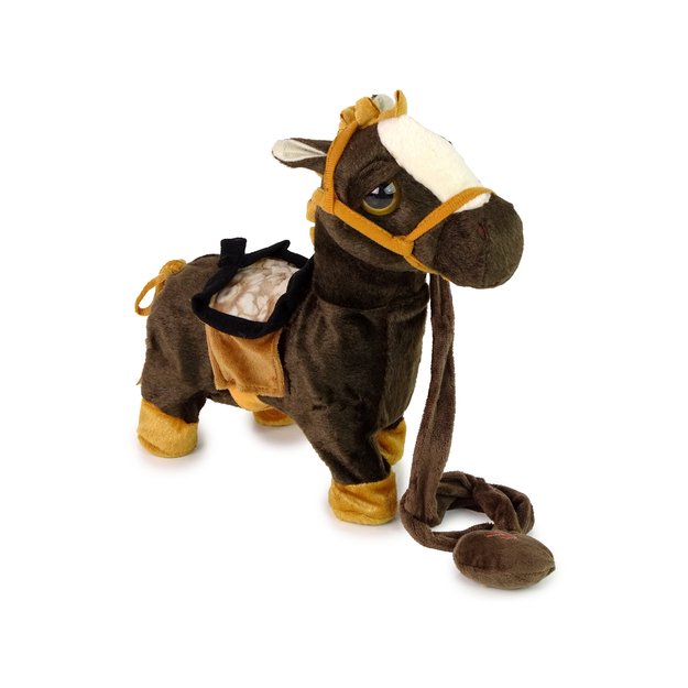 Horse Mascot Interactive Brown Horse Bright Mane Music